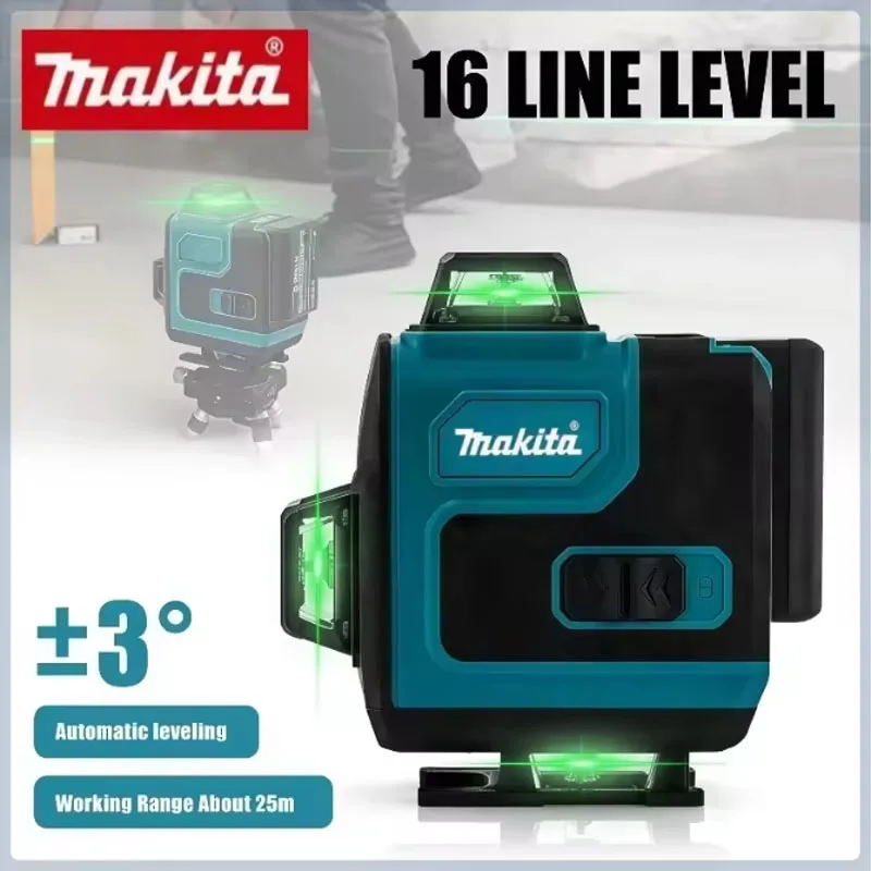 Cross Line Laser 360 Degree - Makita 2026 Hochpräziser Grüner Kreuzlinien-Laser 360