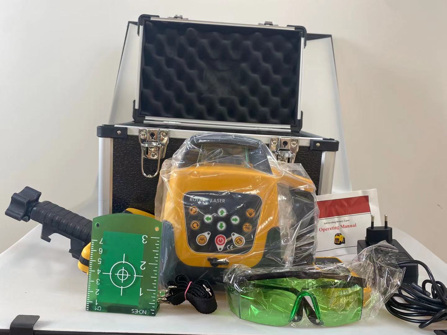 Rotary Laser Level 500M Range - Hochpräziser automatischer elektronischer selbstnivellierender 360-Rotationslaser 3D-Rotationslaser
