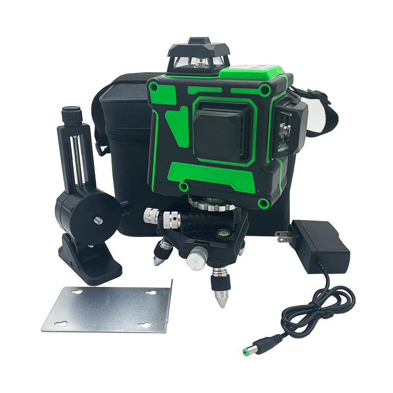Green Beam Laser Level 12 Line - CG2300 360-Grad Selbstnivellierender 12-Linien 4D Grüner