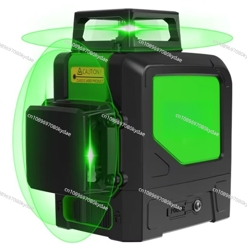 Green Beam Laser Level 12 Line - 360 grüner Linienlaser, IP54, wasserdicht, grün,