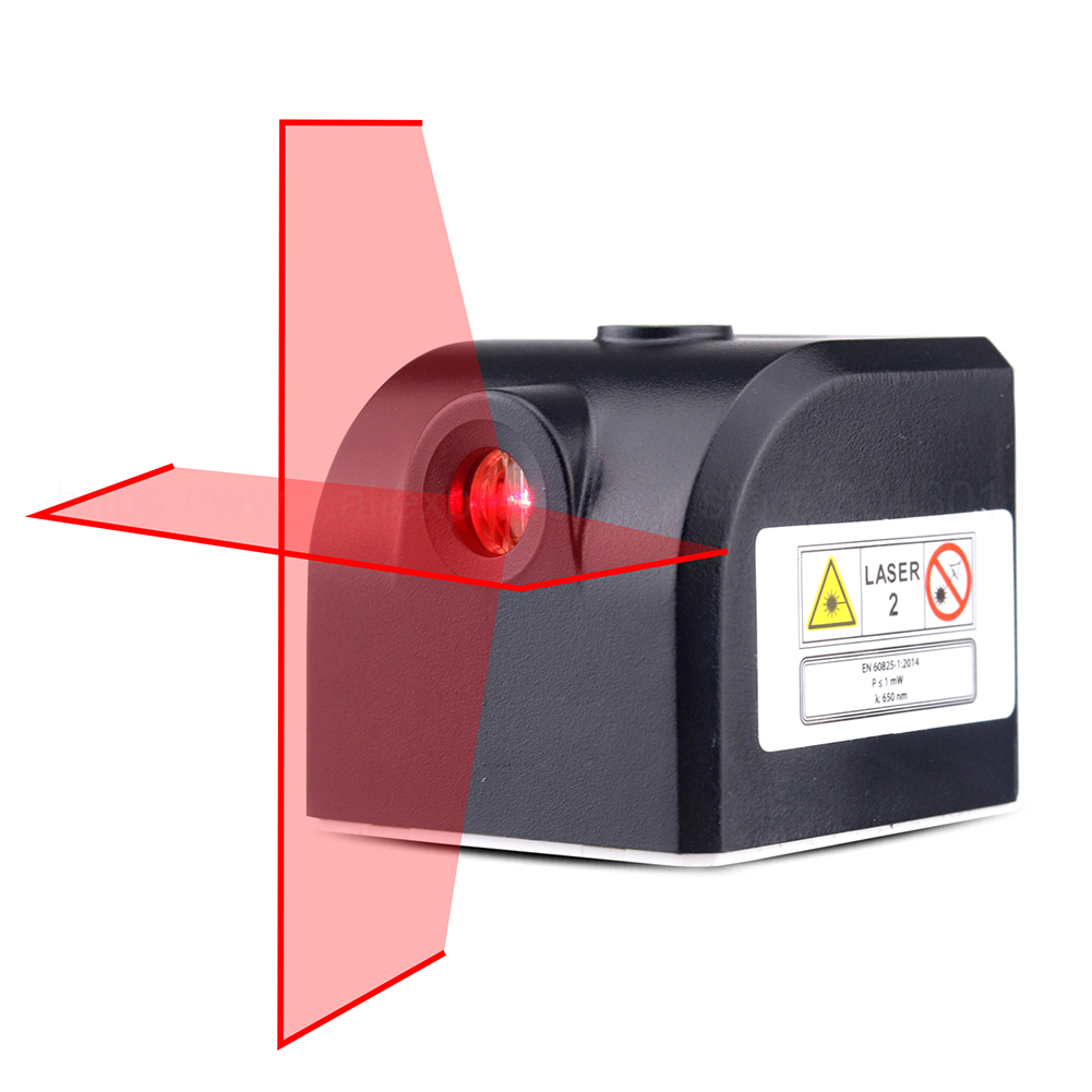 Cross Line Laser 360 Degree - Tragbarer Selbstnivellierender Kreuzlinienlaser mit LED-Anzeige und