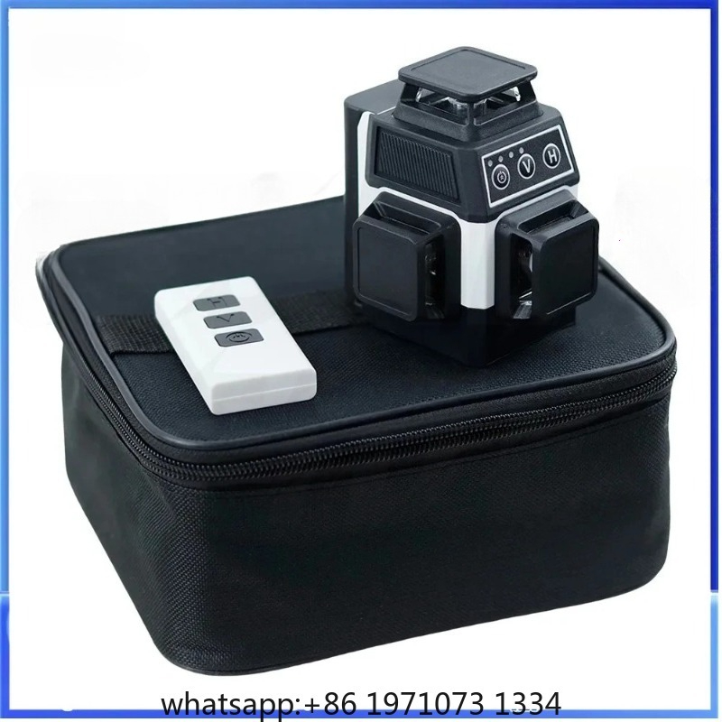 Laser Level 3D Cross Line Self Leveling - Mini 3D 12-Linien-Laser-Nivelliergerät, selbstnivellierend, 360° horizontal