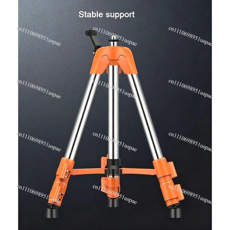 Laser Level Tripod Stand 1.5M - Universelles Verstellbares Edelstahl-Stativ 1,5M/1,2M mit Wasserwaage