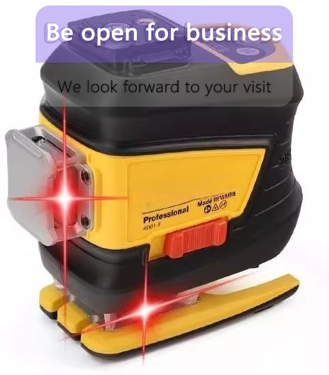 Laser Level Outdoor Bright Green - Hochpräzises 8/12-Linien-Laser-Nivelliergerät mit Rotem und Grünem