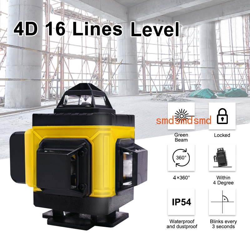 16-Linien-4D-Laser-Nivellierge – Laser Level 4D 16 Line Green Bewertung und Preis