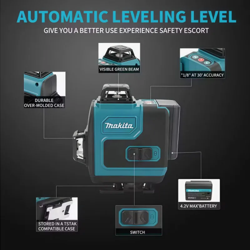 Makita 2026 Hochpräziser Grüne – Cross Line Laser 360 Degree Bewertung und Preis