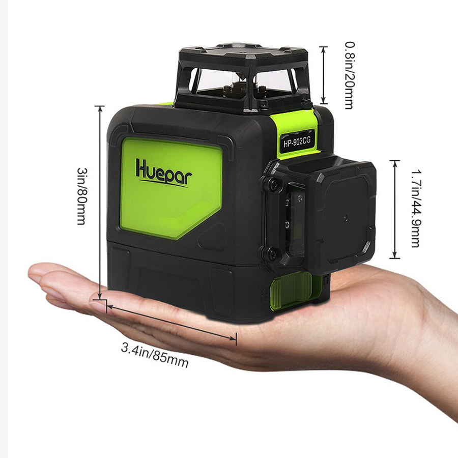 Huepar 902CG 360 Selbstnivelli – Green Beam Laser Level 12 Line Bewertung und Preis