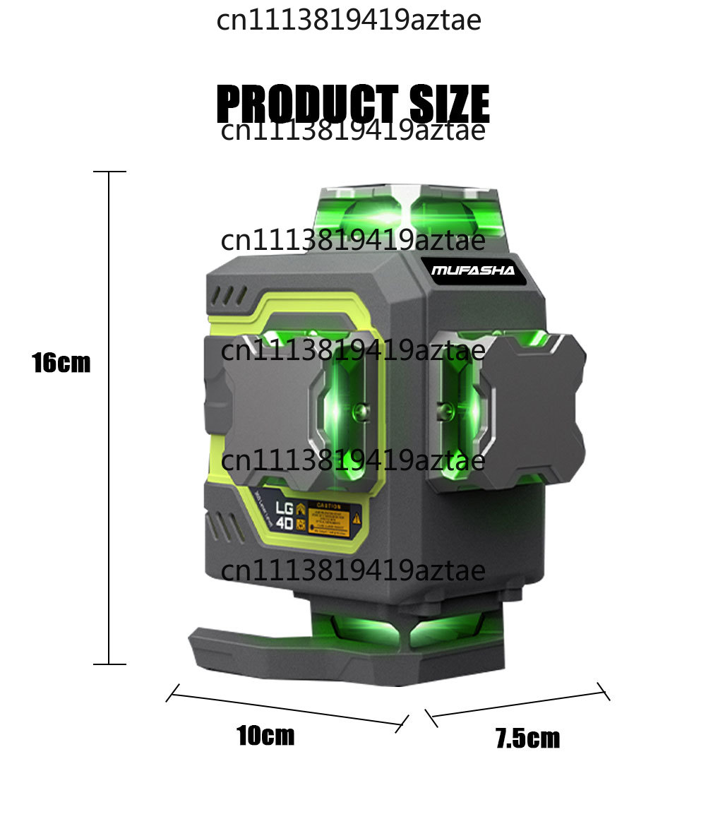16-Linien-Laser-Nivelliergerät – Laser Level 4D 16 Line Green Bewertung und Preis
