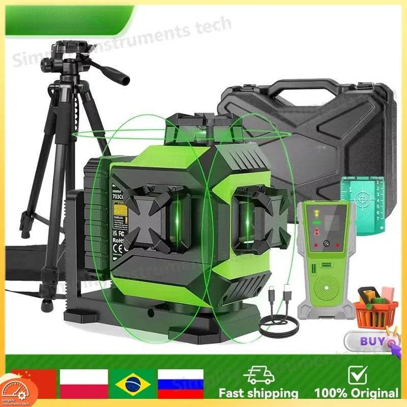 12-Linien 3D-Laser-Nivellierge – Laser Level 3D Cross Line Self Leveling Bewertung und Preis