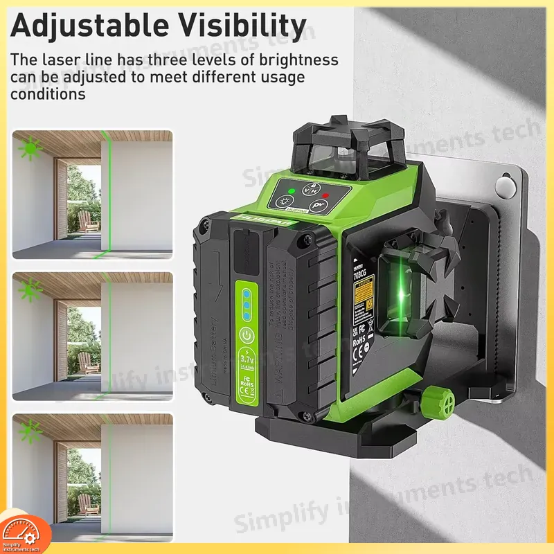 12-Linien 3D-Laser-Nivellierge – Laser Level 3D Cross Line Self Leveling Bewertung und Preis