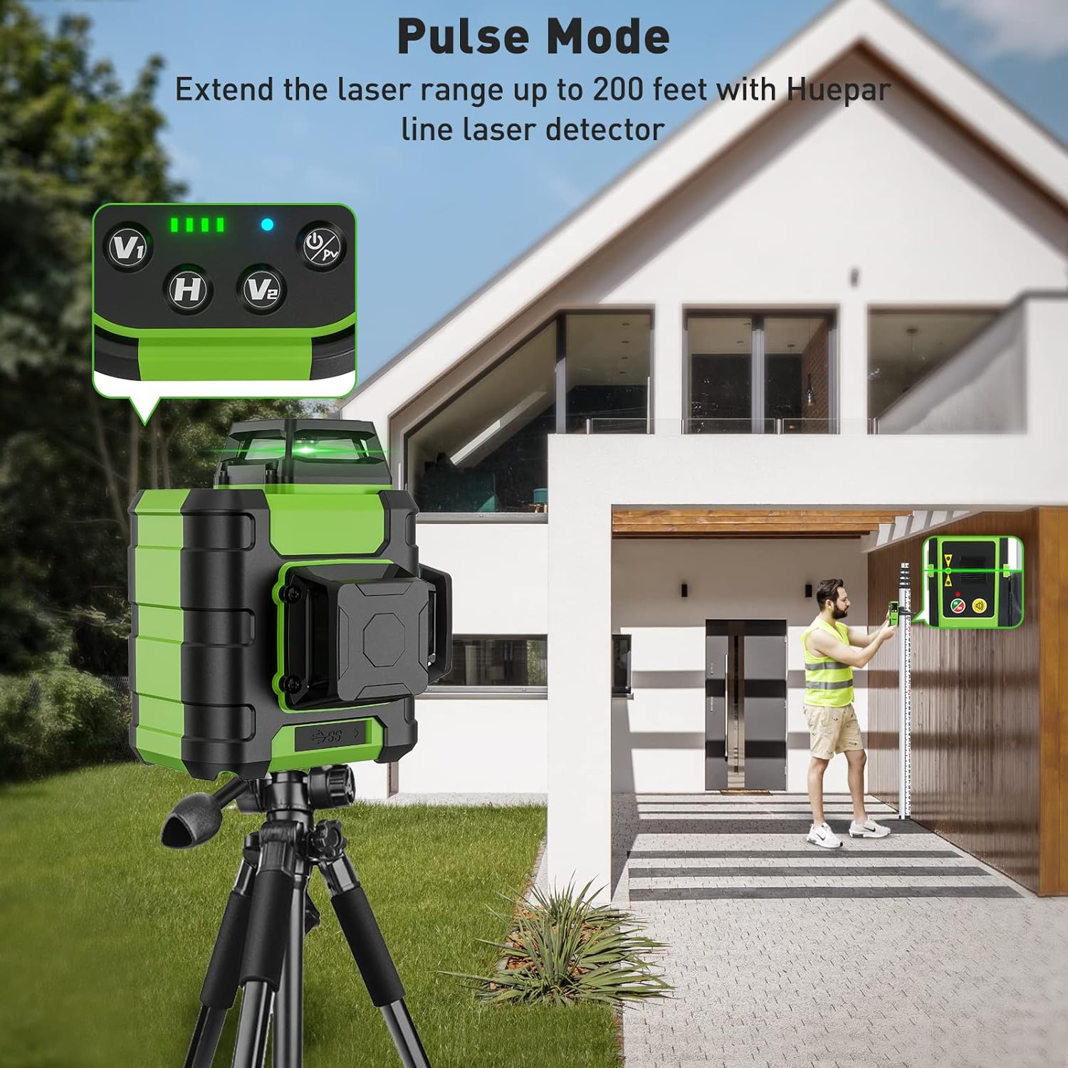 Huepar 3D Laser Level Osram Gr – Line Laser Level Magnetic Bracket Bewertung und Preis