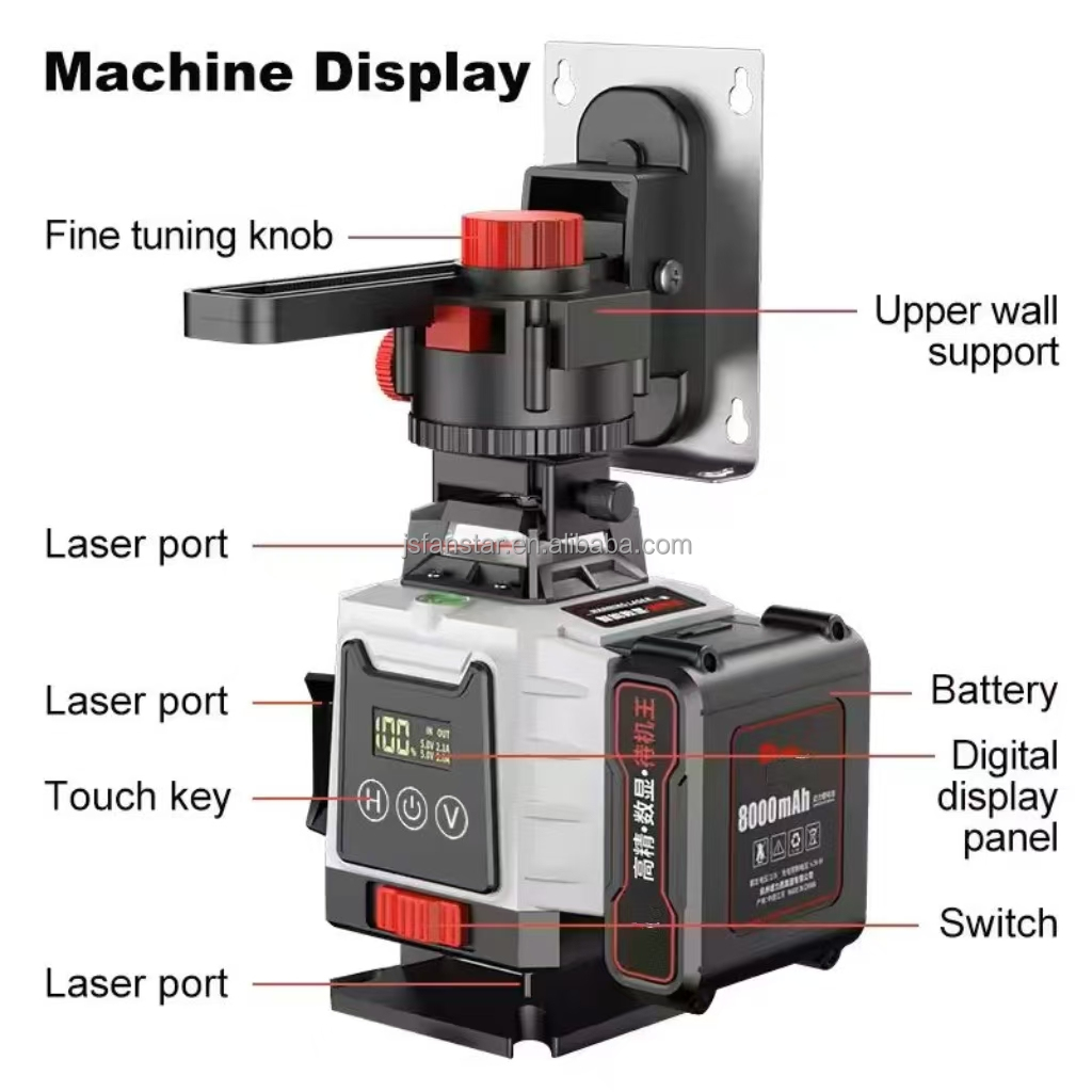 ATVNeuer Digitaler 16-Linien G – Laser Level 4D 16 Line Green Bewertung und Preis
