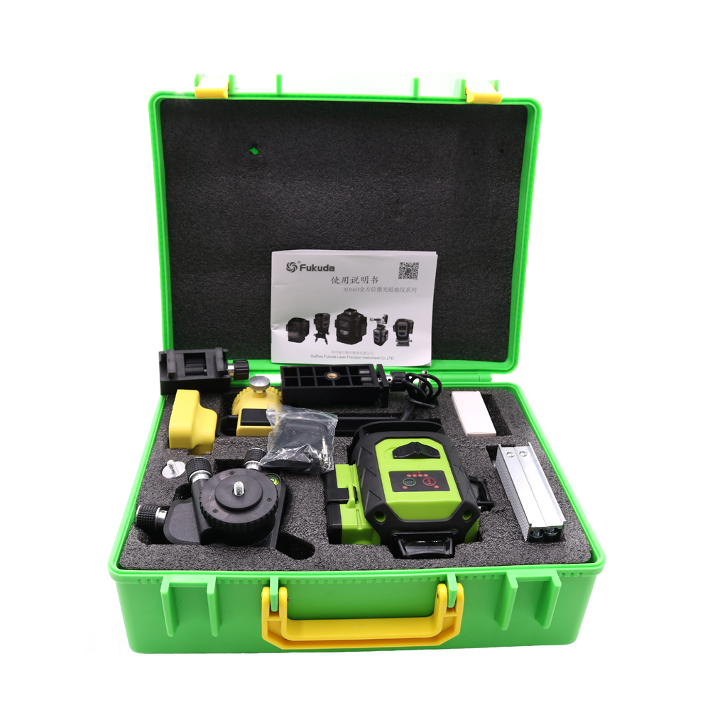 Neueste 4D-Laser-Nivelliergerä – Laser Level 4D 16 Line Green Bewertung und Preis