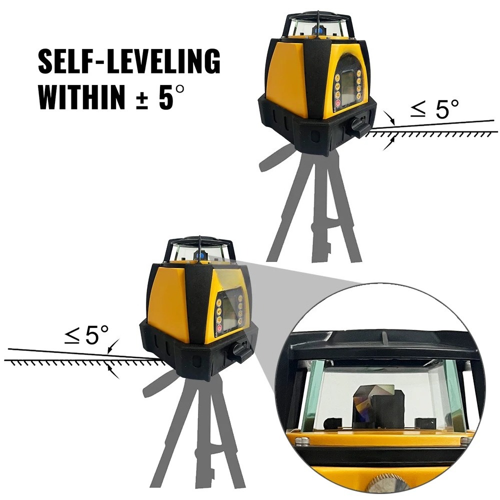 207R Selbstnivellierender Rota – Rotary Laser Level 500M Range Bewertung und Preis