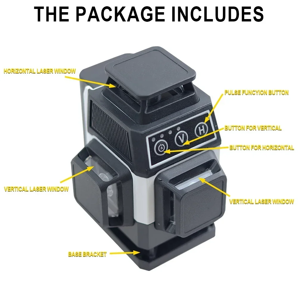 16-Linien-Laser-Nivelliergerät – Laser Level 4D 16 Line Green Bewertung und Preis