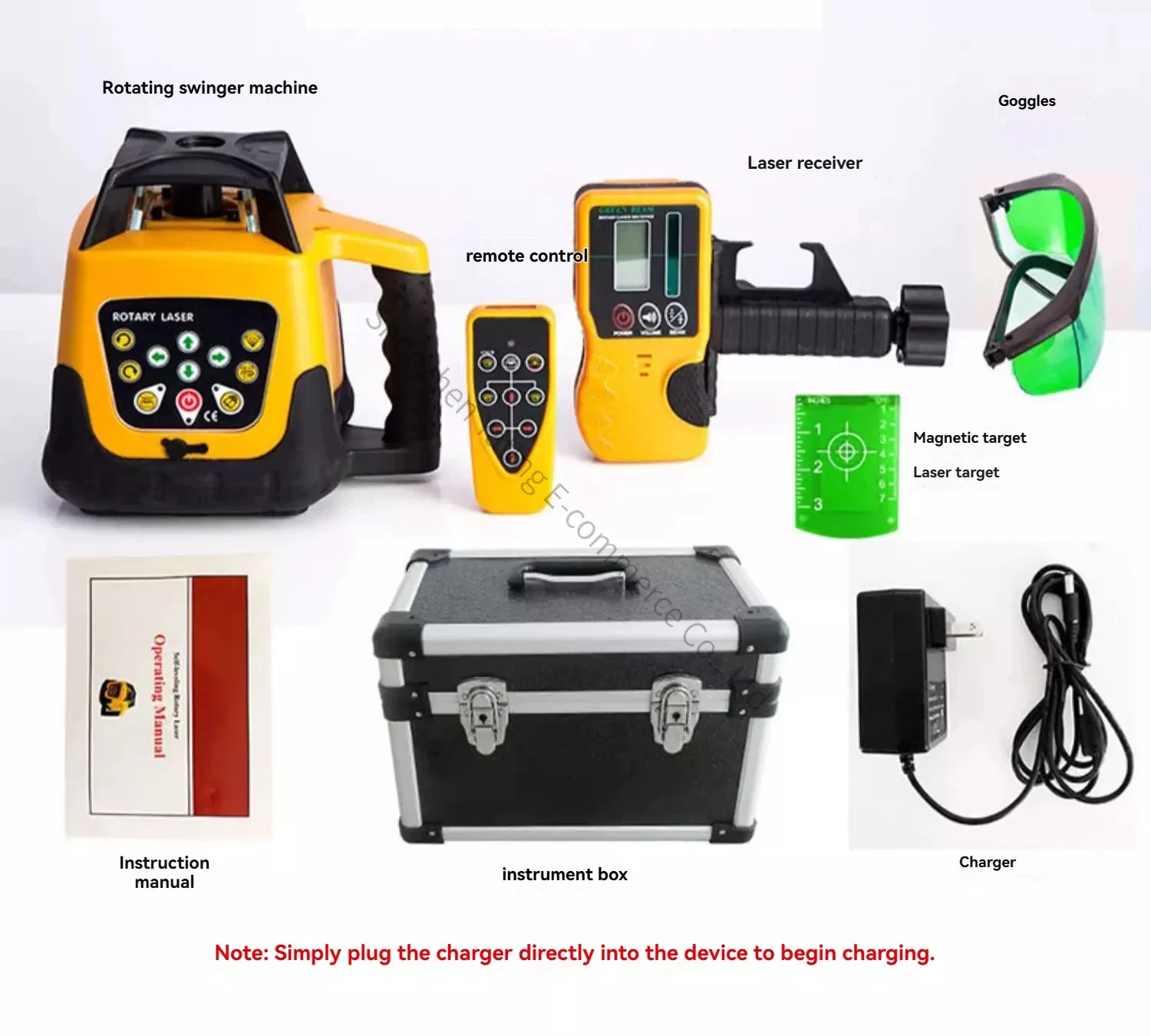 Grüner Rotationslaser – Vollau – Rotary Laser Level 500M Range Bewertung und Preis