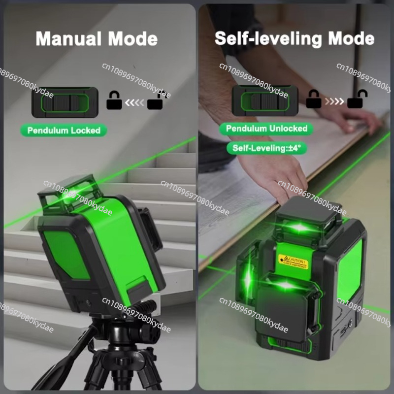 360 grüner Linienlaser, IP54,  – Green Beam Laser Level 12 Line Bewertung und Preis