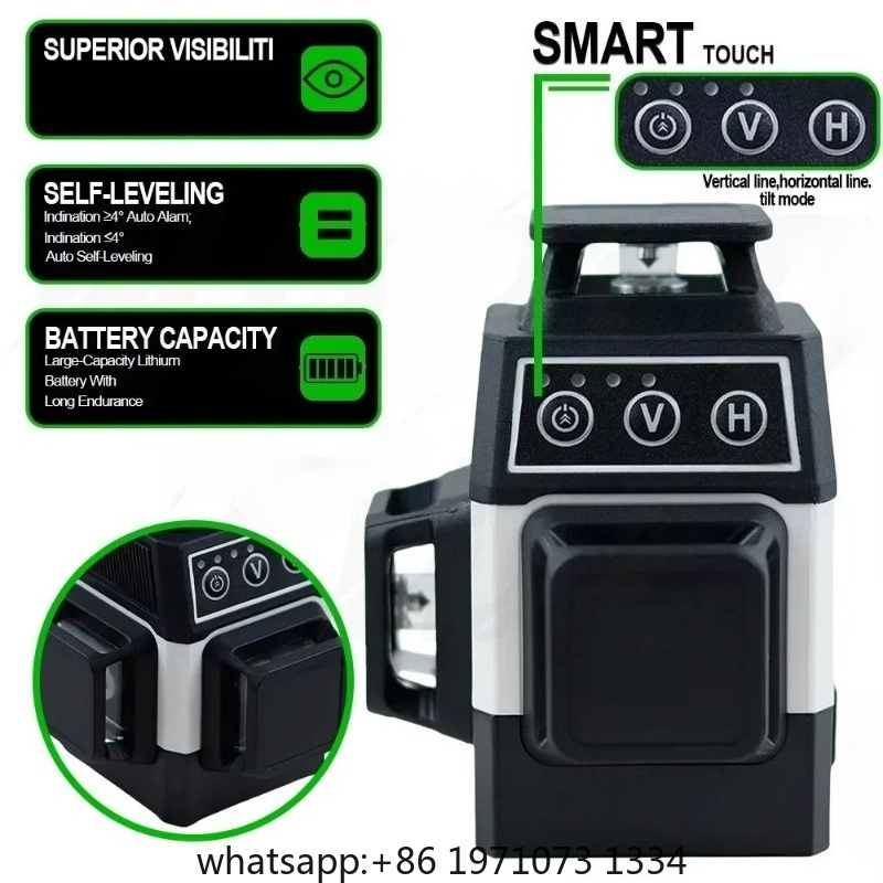 Mini 3D 12-Linien-Laser-Nivell – Laser Level 3D Cross Line Self Leveling Bewertung und Preis