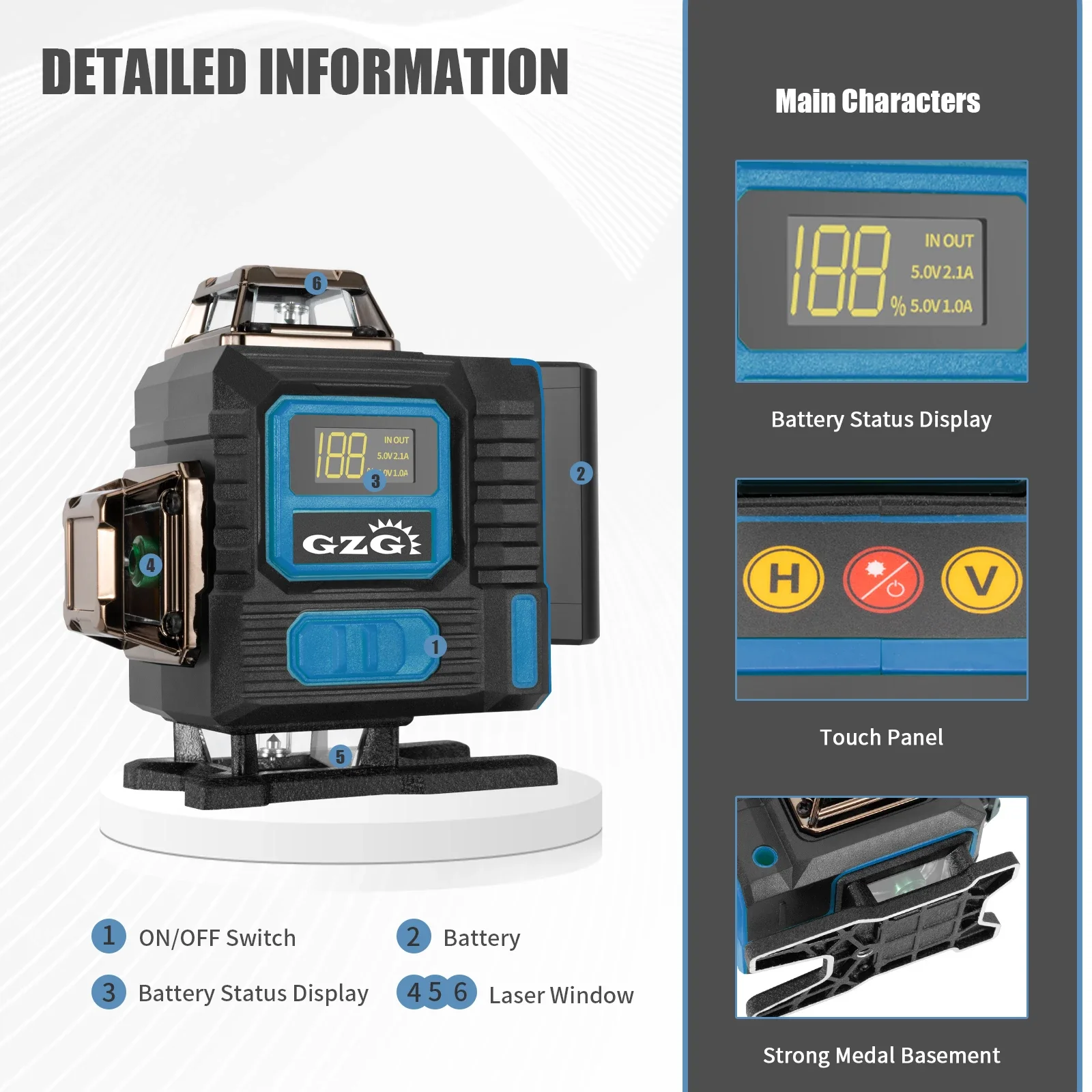 G16 4D 16-Linien-Lasernivellie – Laser Level Rechargeable Usb Bewertung und Preis