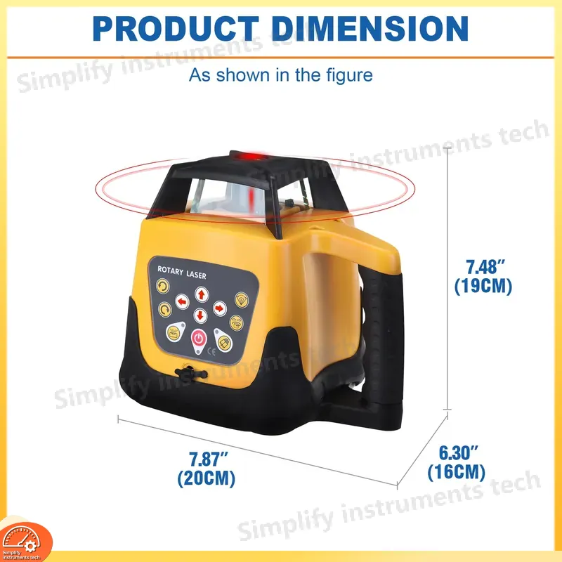 360-Grad-Rotations-Selbstnivel – Rotary Laser Level 500M Range Bewertung und Preis