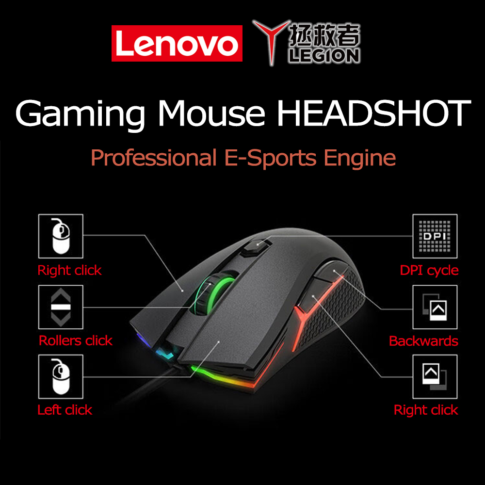 Lenovo Legion Gaming-Maus HEAD – Laser Level Rechargeable Usb Bewertung und Preis