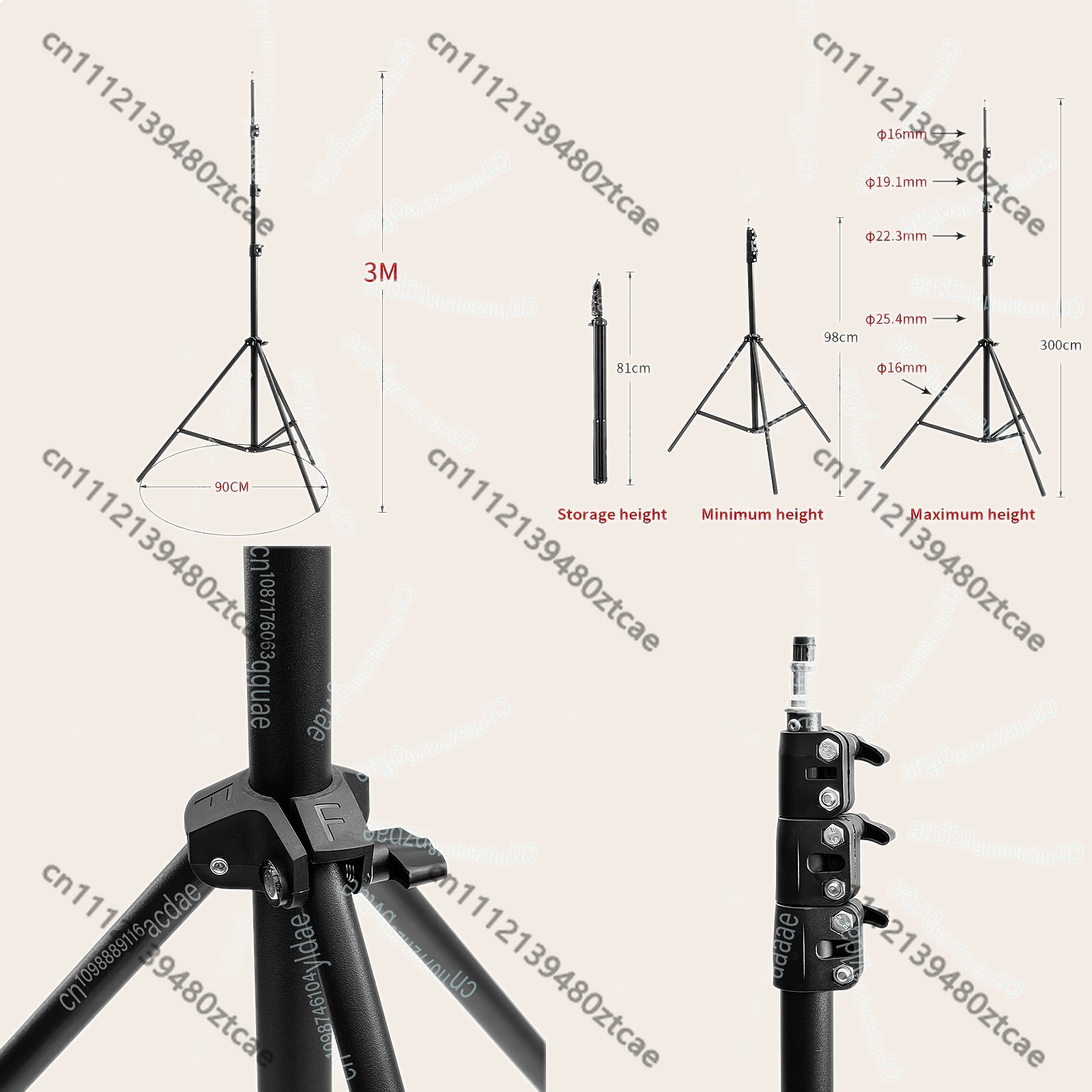 Höhenverstellbares 3M Laser-Ni – Laser Level Tripod Stand 1.5M Bewertung und Preis