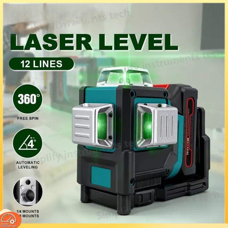 12-Linien 3D Selbstnivellieren – Laser Level 3D Cross Line Self Leveling Bewertung und Preis