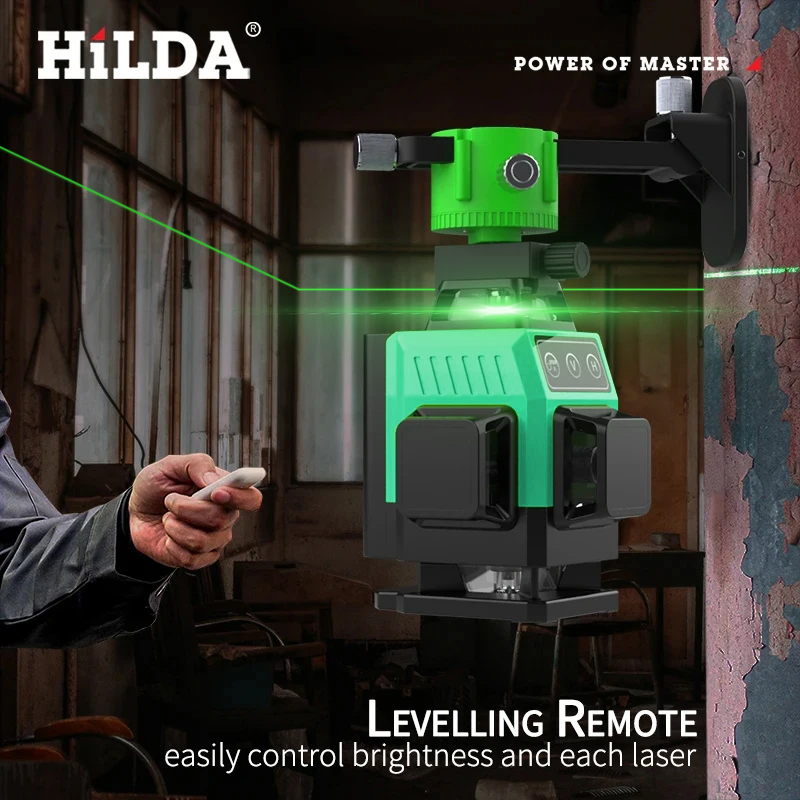 HILDA 12/16 Linien Grüner Lase – Cross Line Laser 360 Degree Bewertung und Preis