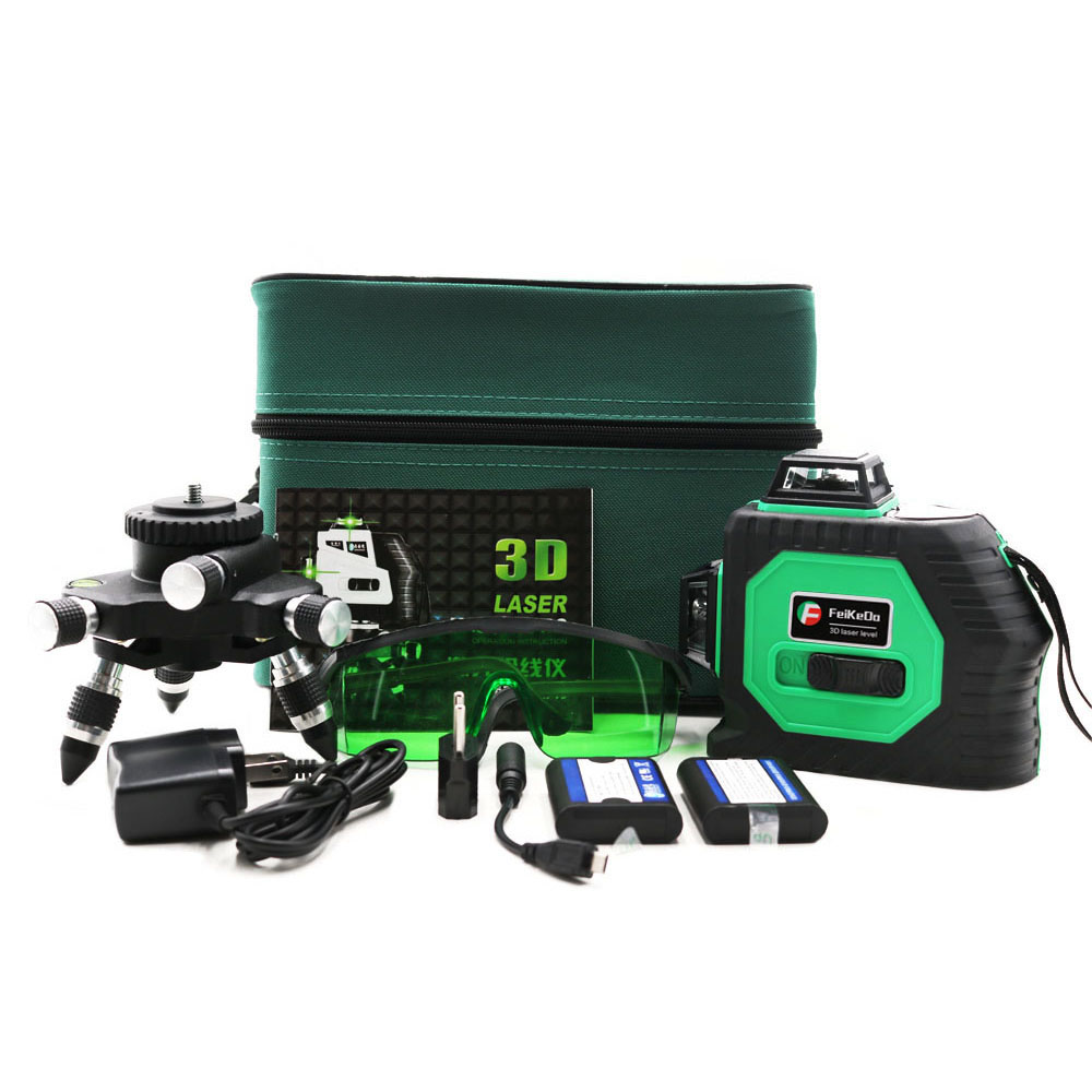 3D Professioneller 12-Linien-3 – Laser Level 3D Cross Line Self Leveling Bewertung und Preis