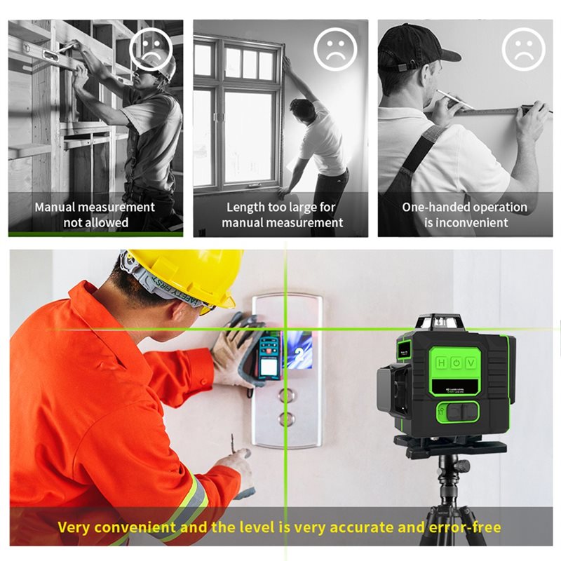 AB66-Ultra-Heller 12-Linien Gr – Laser Level Outdoor Bright Green Bewertung und Preis