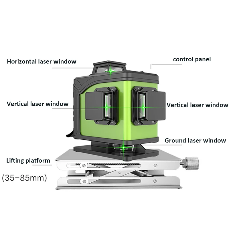 Grüne Laserdiode, 16 Linien, 4 – Laser Level 4D 16 Line Green Bewertung und Preis