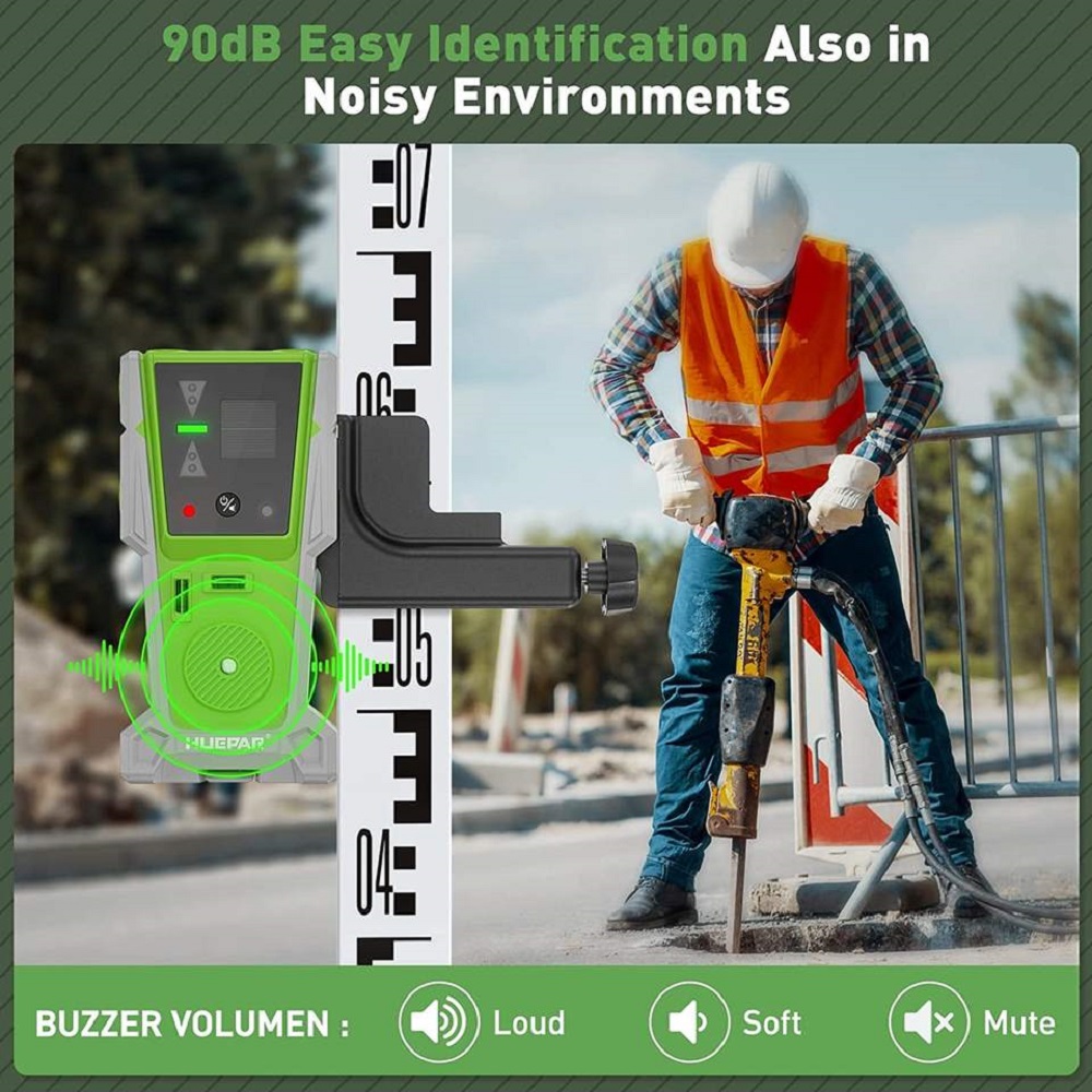 Huepar Laser-Nivelliergerät-Em – Laser Level With Receiver Detector Bewertung und Preis