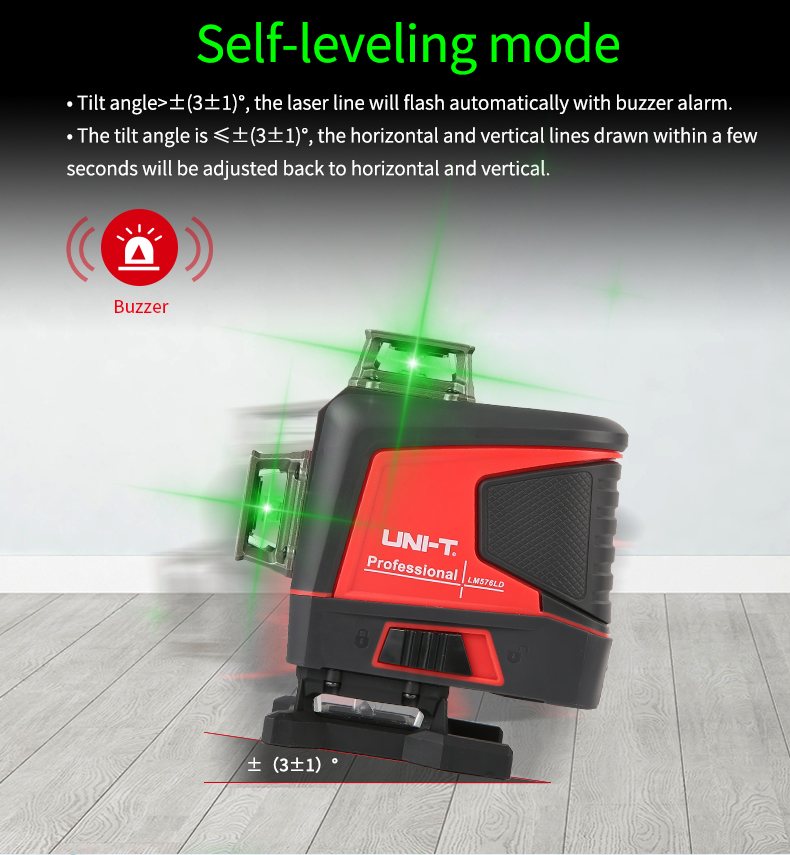 UNI-T Laser Level 360 12 16 Li – Laser Level 3D Cross Line Self Leveling Bewertung und Preis